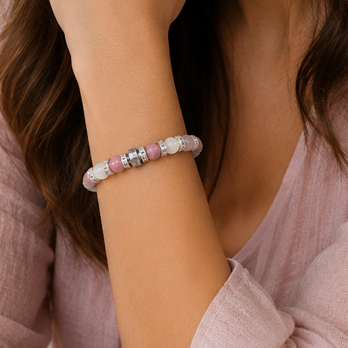 Symbolas Geburtssteine-Armband "Krebs"
