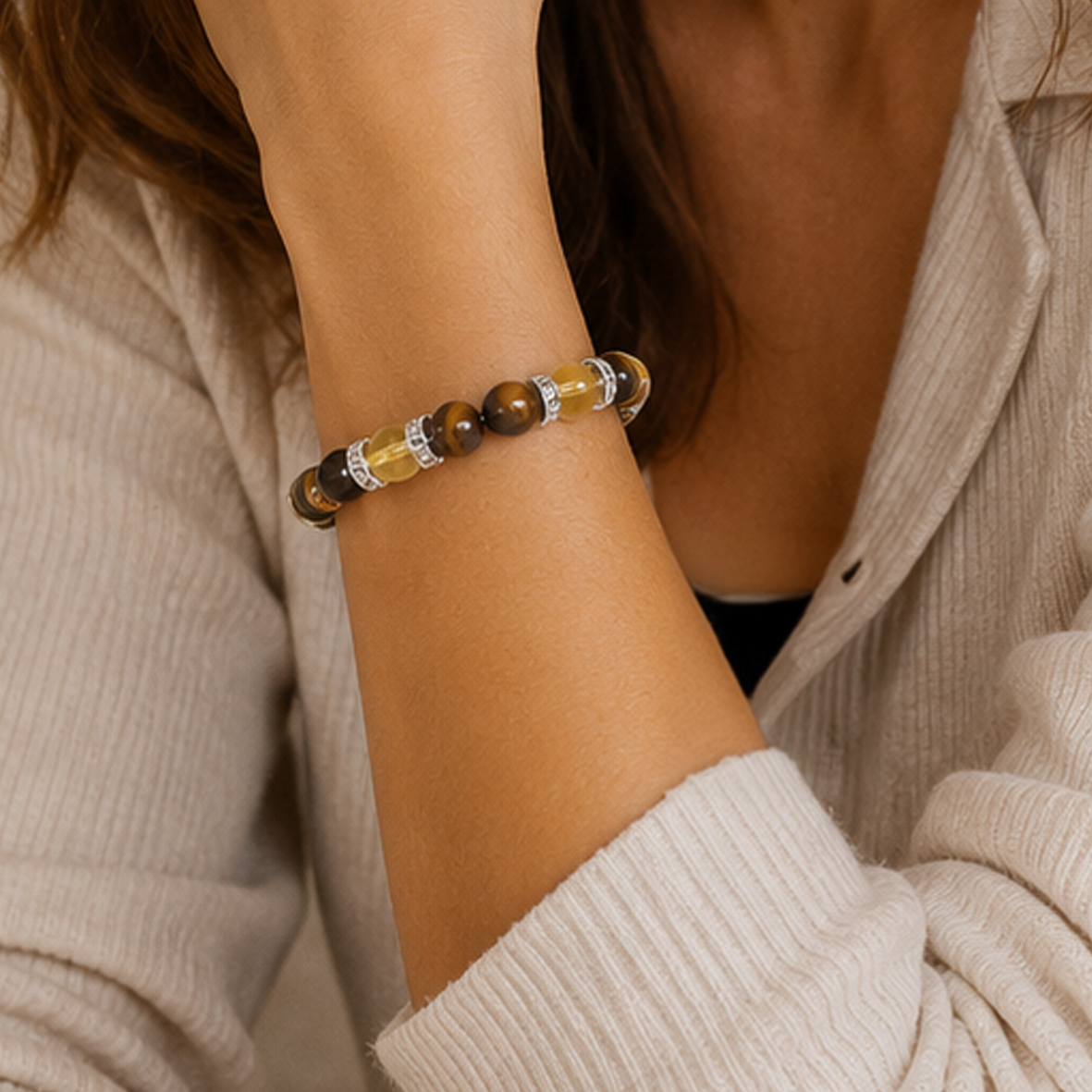 Symbolas Geburtssteine-Armband "Zwilling"