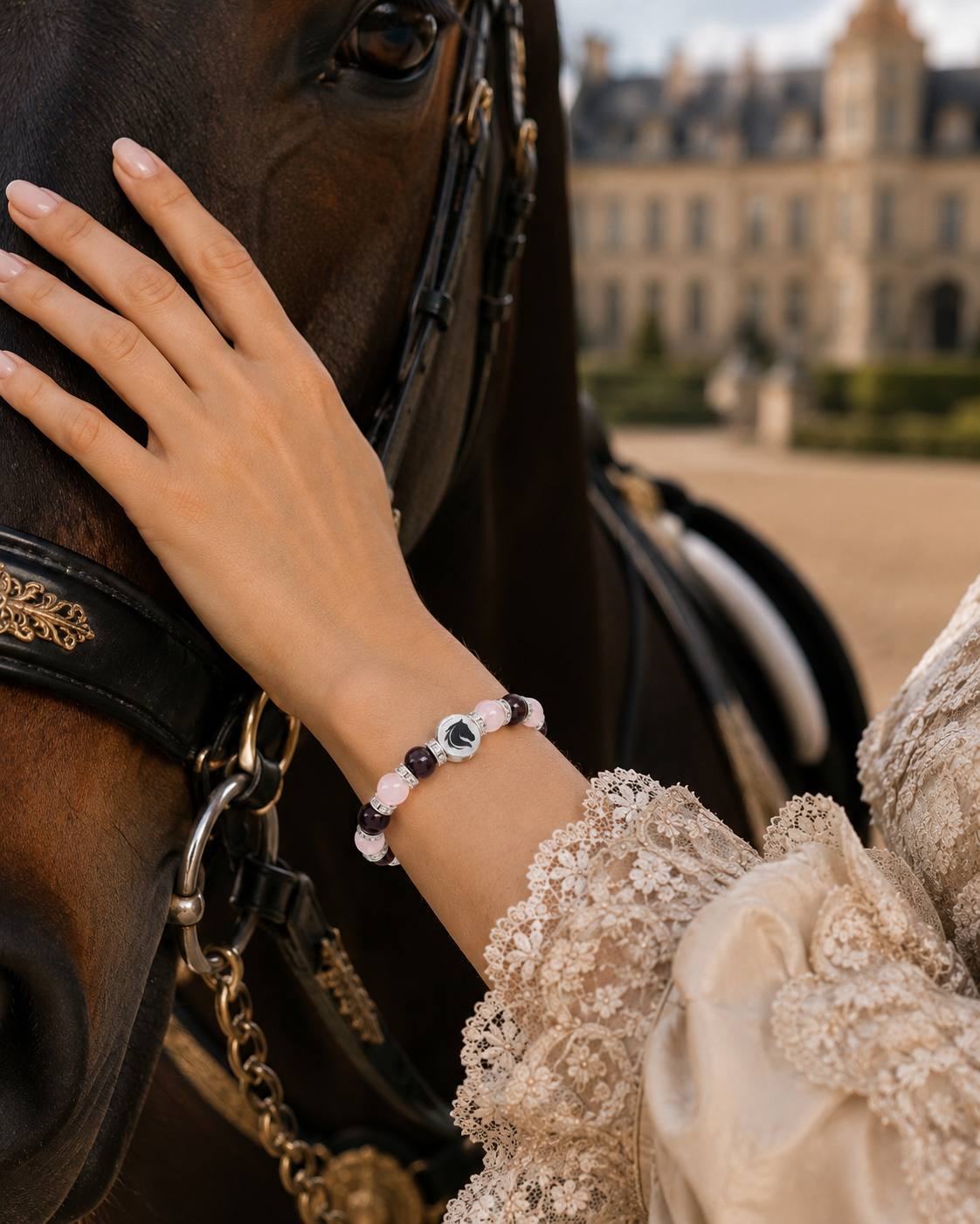Symbolas "RiderRealms"-Bracelet<br><strong>"BAROQUE EQUITATION"</strong><br>Elegance, Art, and Tradition