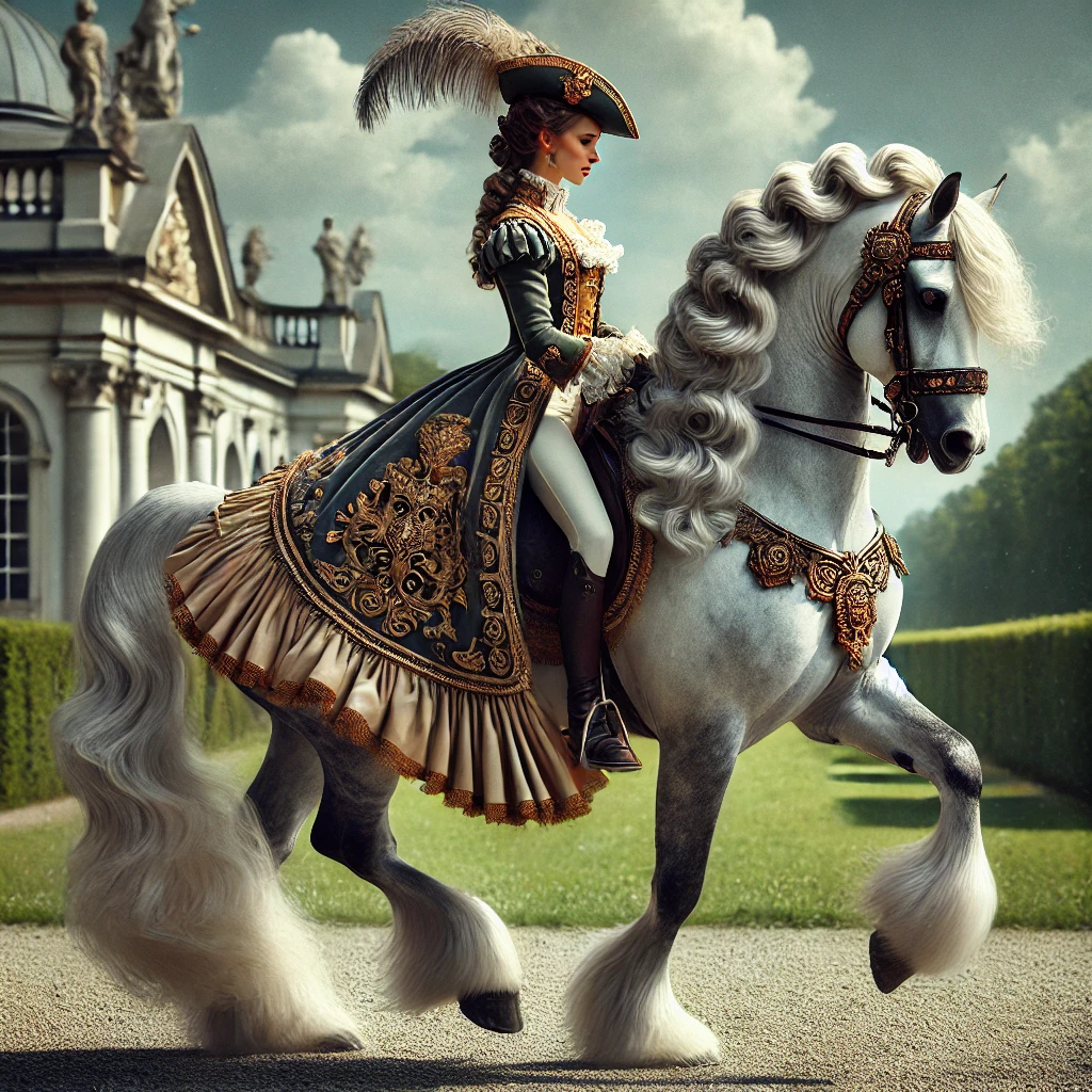 Symbolas "RiderRealms"-Bracelet<br><strong>"BAROQUE RIDING"</strong><br>Elegance, Art, and Tradition