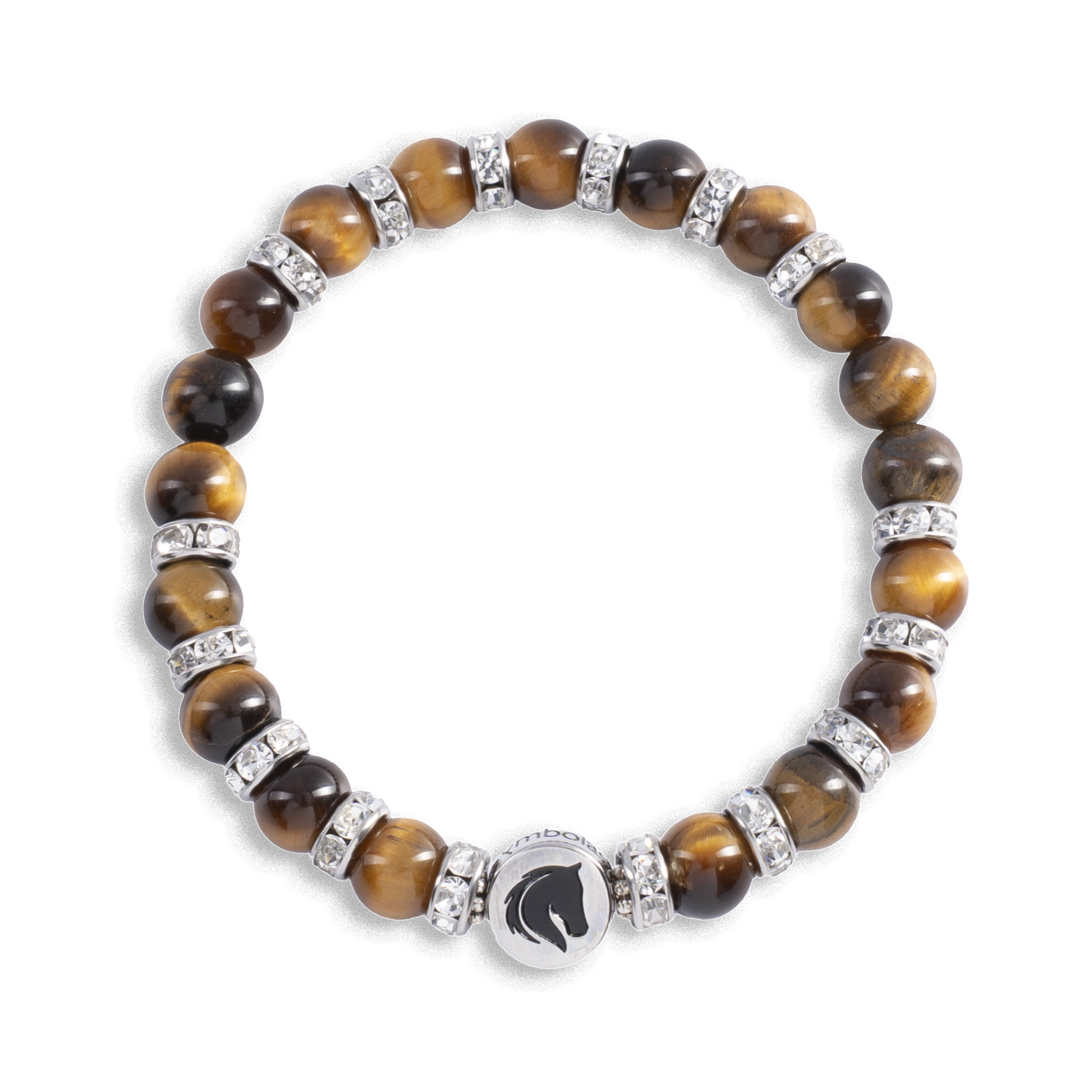 Symbolas® Glückssteine Armband Löwe