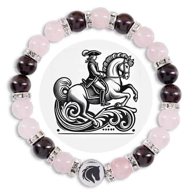 Symbolas "RiderRealms"-Bracelet<br><strong>"BAROQUE RIDING"</strong><br>Elegance, Art, and Tradition