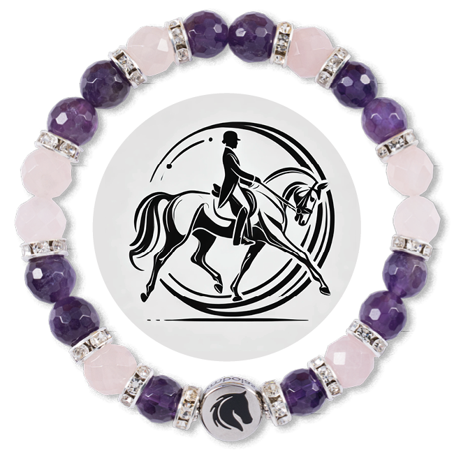 Symbolas® "RiderRealms"-Bracelet<br><strong>"DRESSAGE"</strong><br>Elegance, Precision, and Harmony