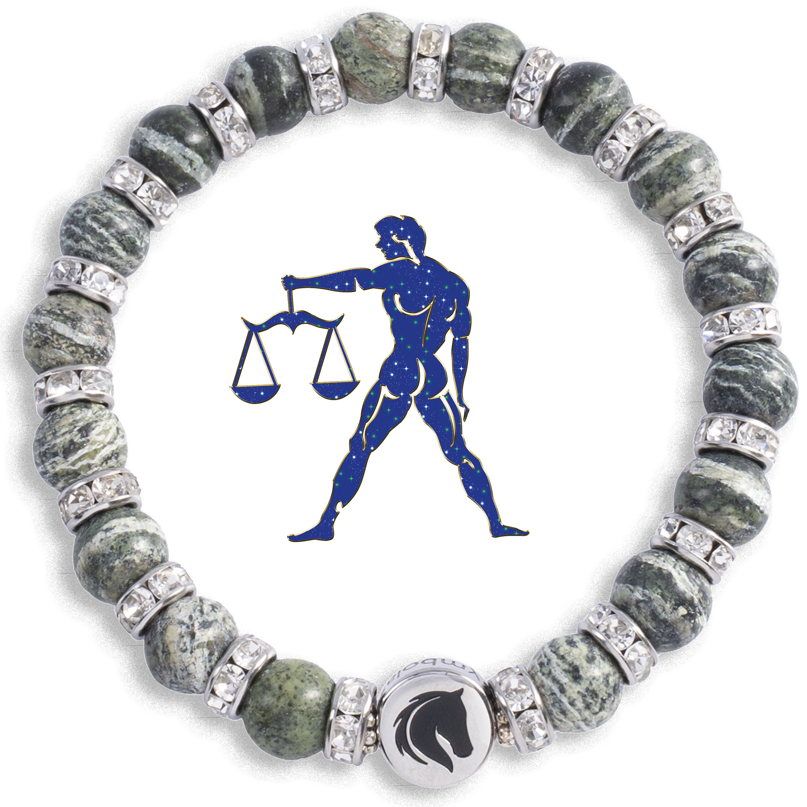 Symbolas Glückssteine Armband Waage