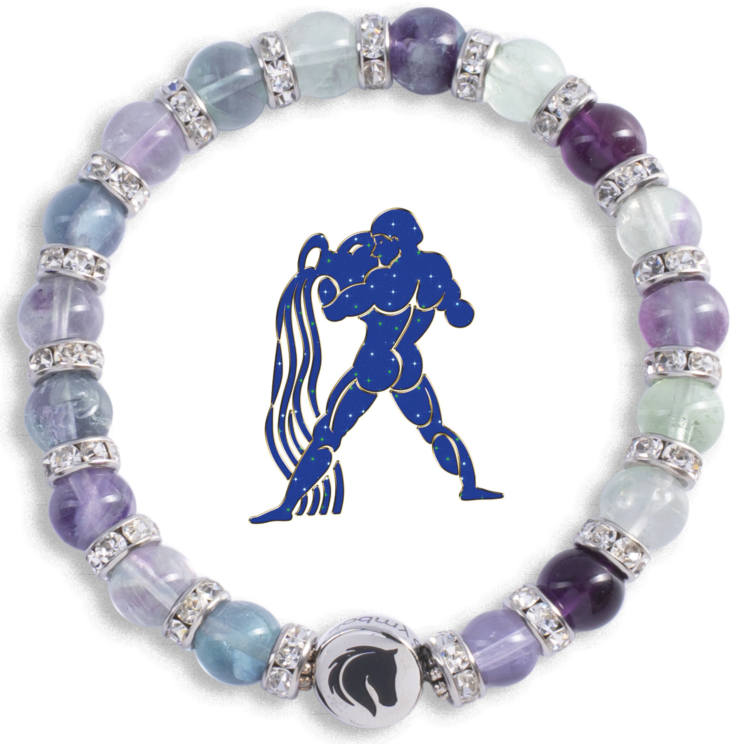 Symbolas® Birthstone Bracelet<br><strong>PISCES</strong><br>Compassion, Empathy, Deep Emotional Sensitivity