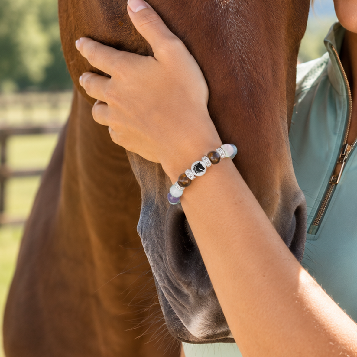 Symbola Saddle Party Bracelet "Focus &amp; Clarity"