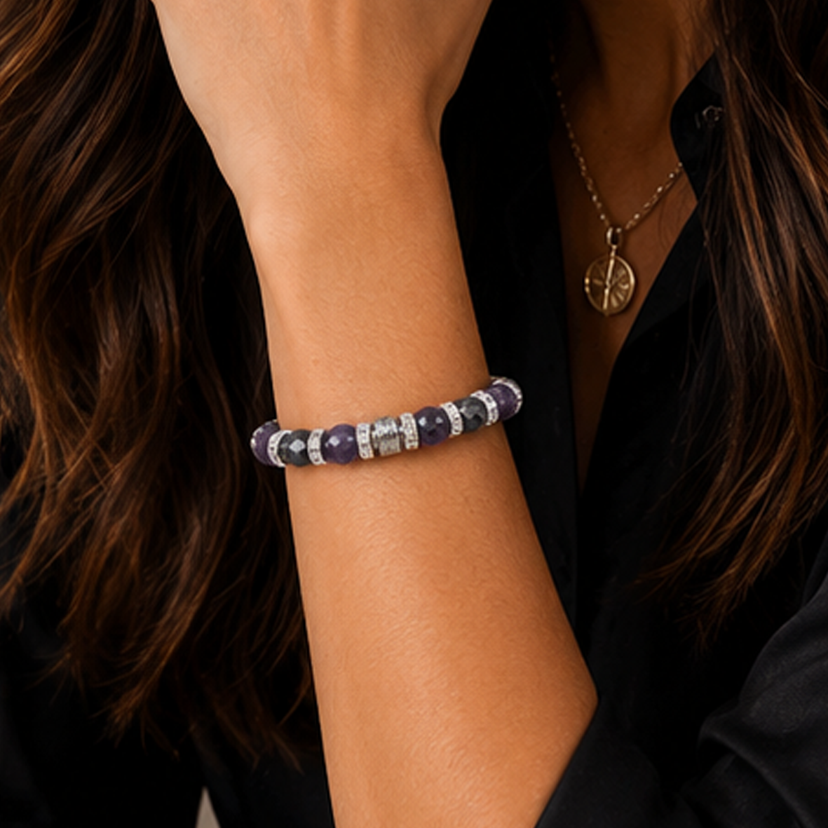 Symbolas Geburtssteine-Armband "Steinbock"
