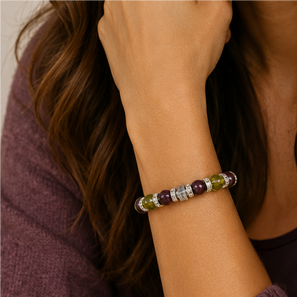Symbolas Geburtssteine-Armband "Widder"