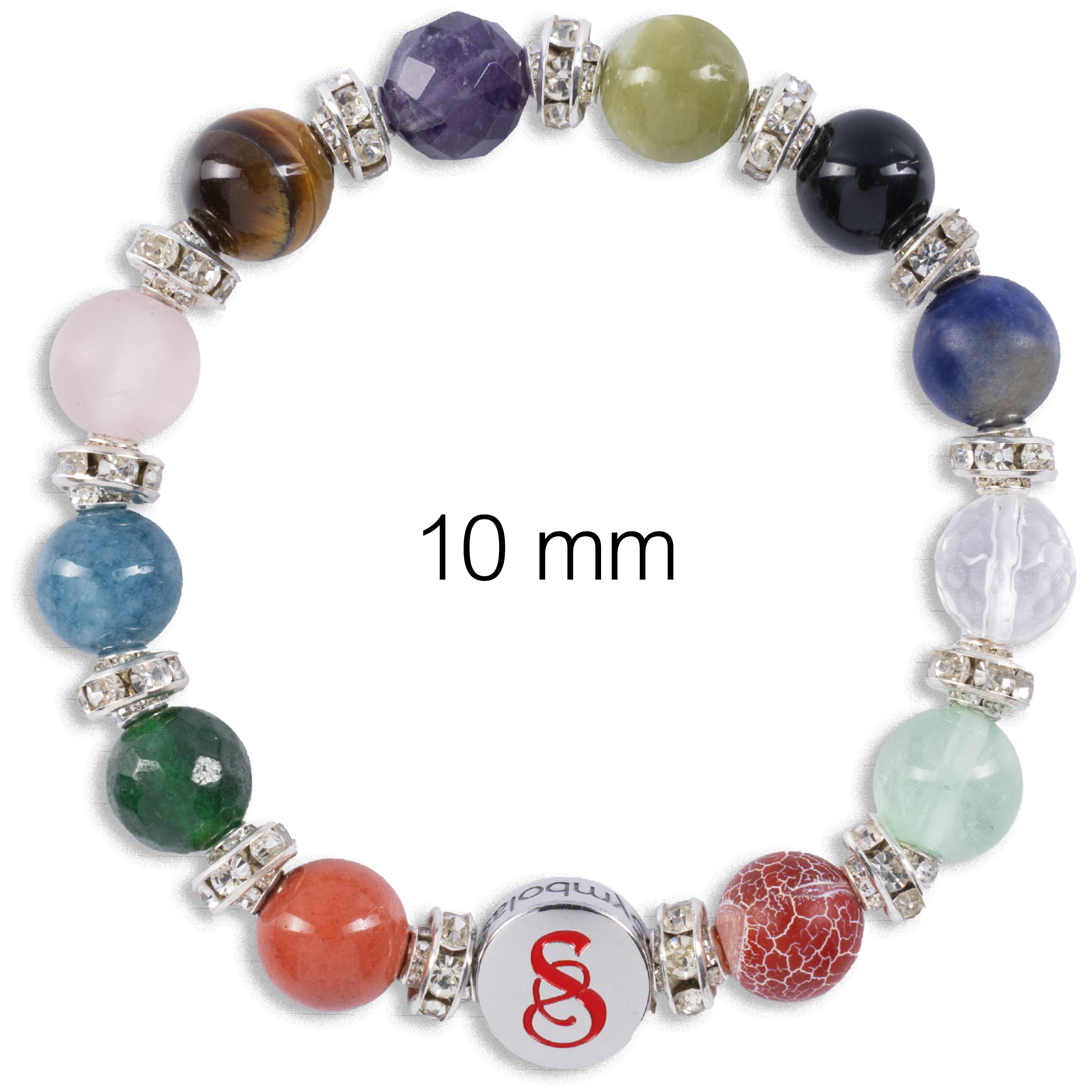 Symbolas Glückssteine Armband "BODYGUARD-All IN"