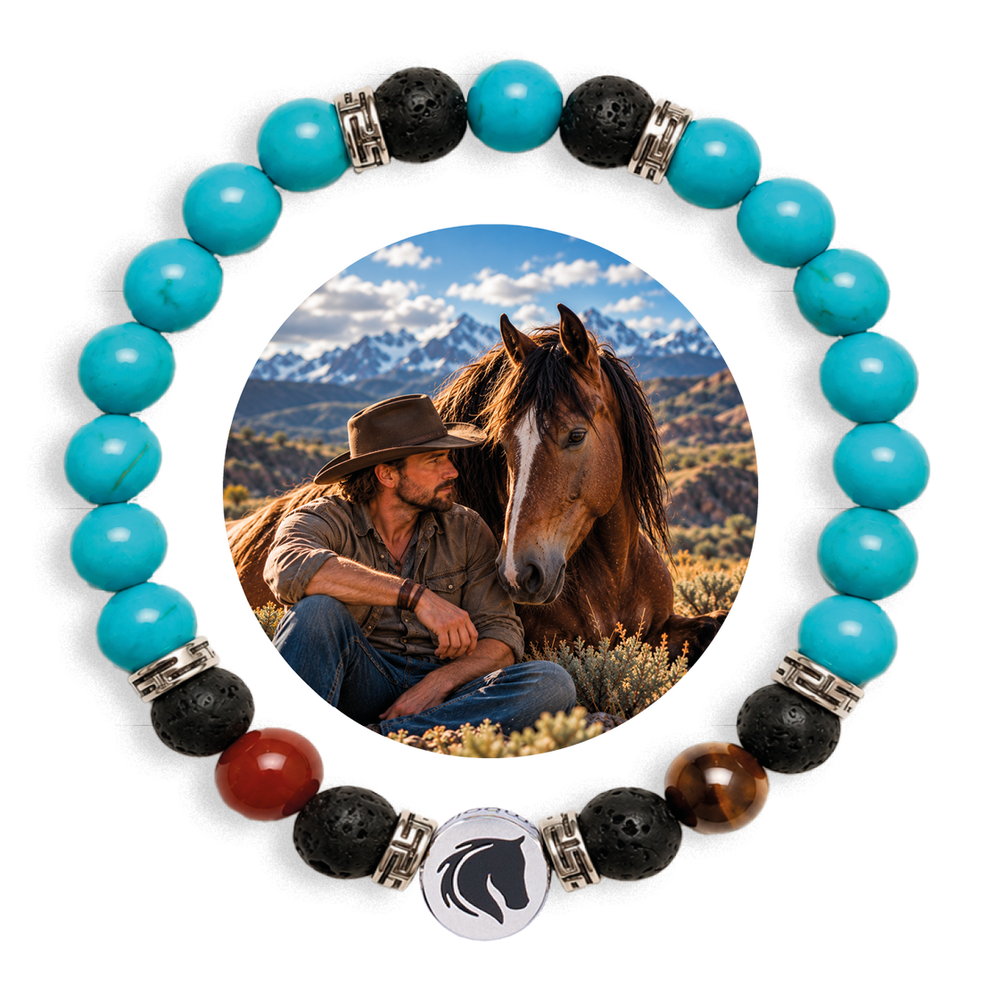 Symbolas - 10 Jahre Mustang Makeover V.I.P. Edition - Armband "Deep Bond" (Herren)