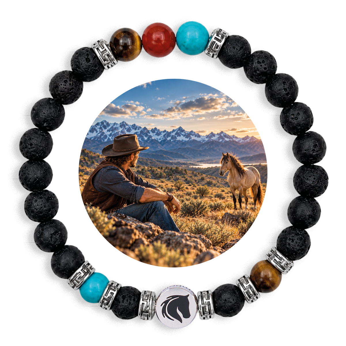 Symbolas - 10 Jahre Mustang Makeover V.I.P. Edition - Armband "Free Spirit" (Herren)