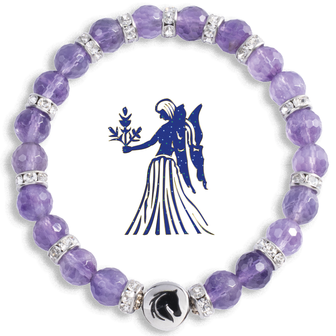 Symbolas Glückssteine Armband Jungfrau