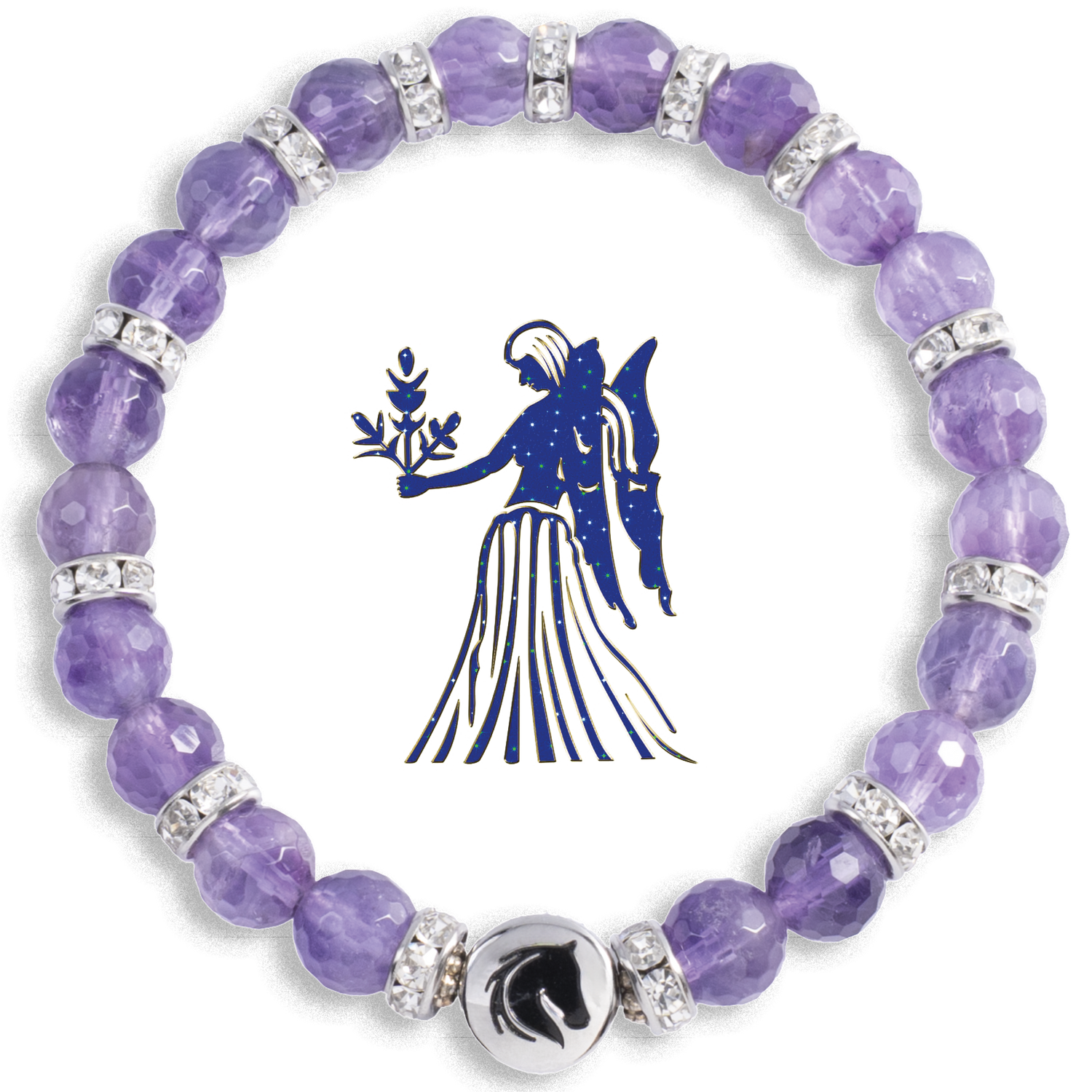 Symbolas Glückssteine Armband Jungfrau