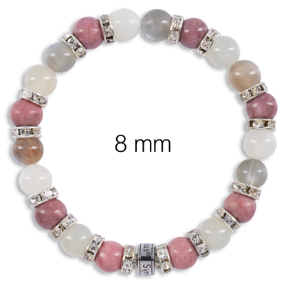 Symbolas Geburtssteine-Armband "Krebs"