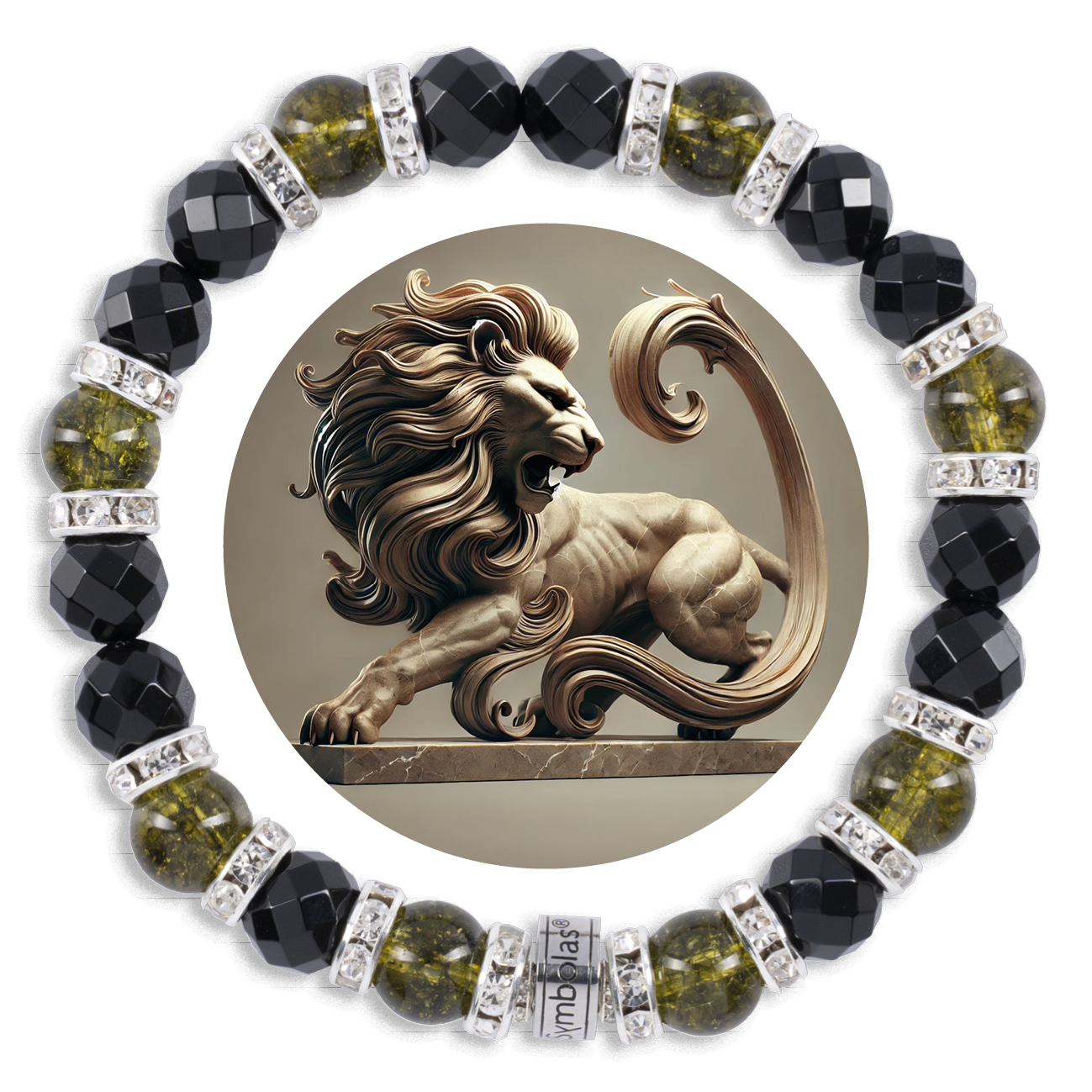Symbolas® Birthstone Bracelet<br><strong>LEO</strong><br>Self-confidence, Joy of Life, Natural Leadership