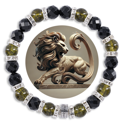 Symbolas® Birthstone Bracelet<br><strong>LEO</strong><br>Self-confidence, Joy of Life, Natural Leadership