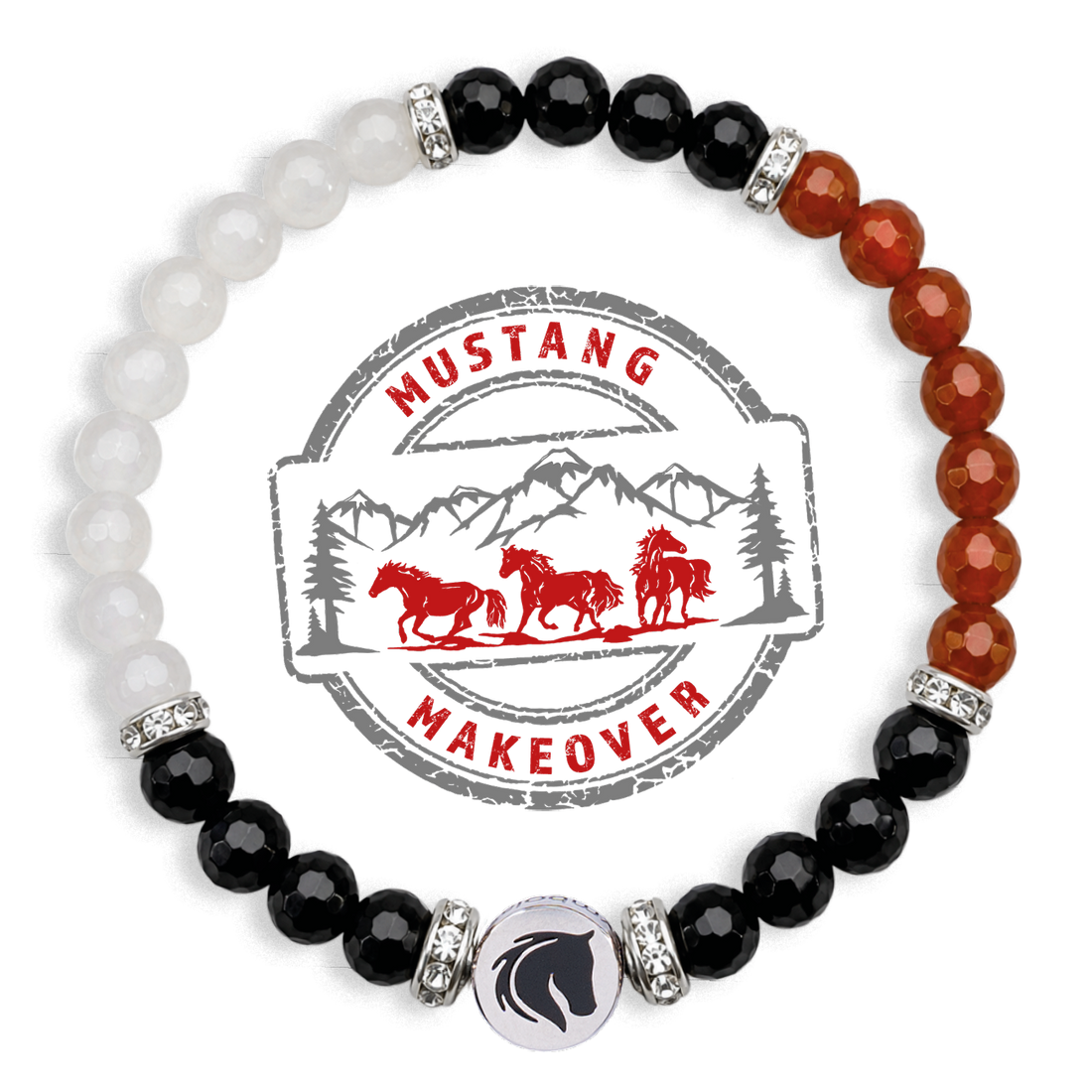 Symbolas - 10 Jahre Mustang Makeover V.I.P. Edition - Armband "Mustang Makeover" (Damen)