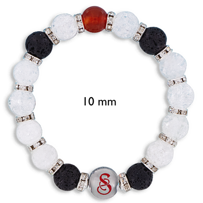 NEW!     FROSTY - THE LITTLE SNOWMAN (2 versions: 8 mm and 10 mm gemstones)