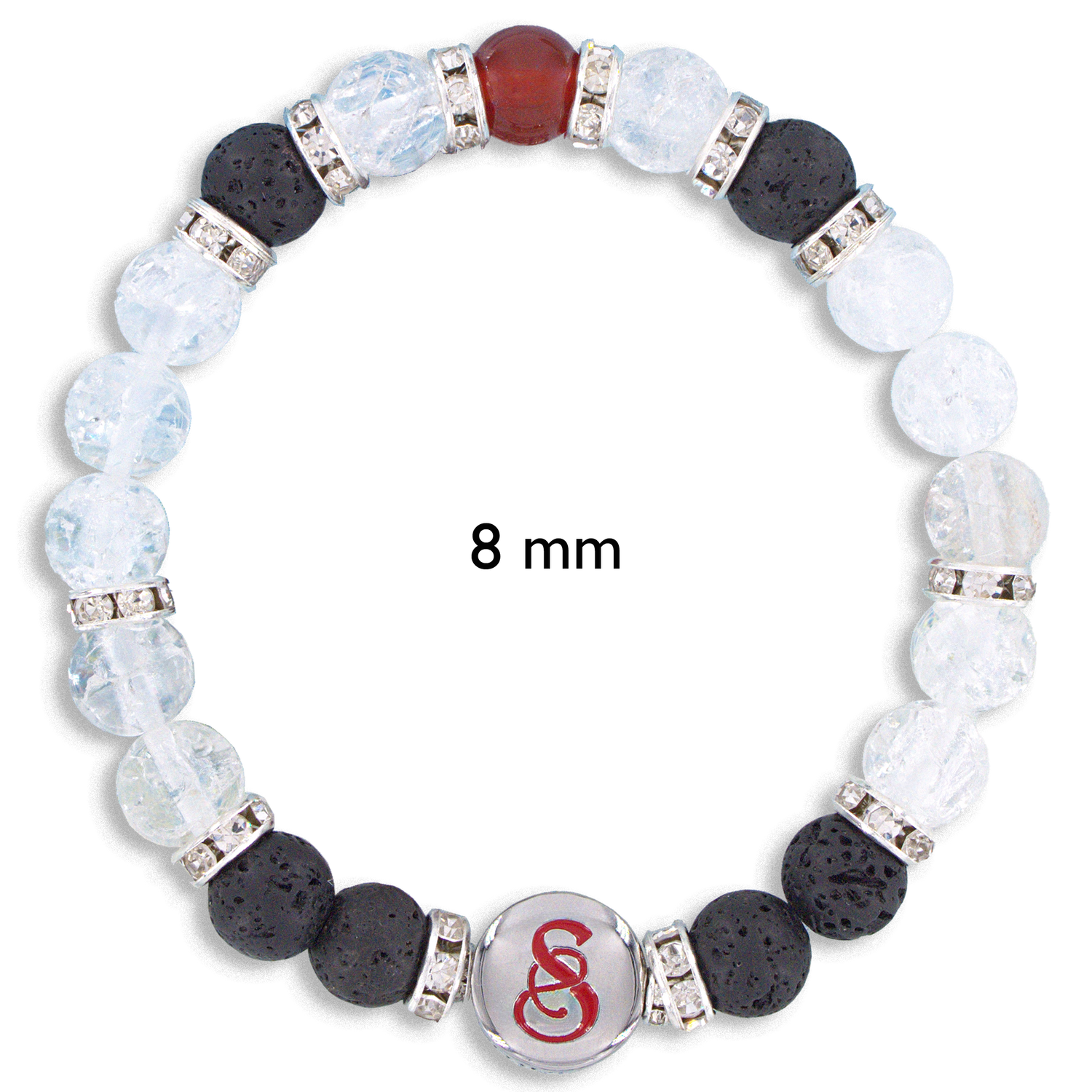 NEW!     FROSTY - THE LITTLE SNOWMAN (2 versions: 8 mm and 10 mm gemstones)