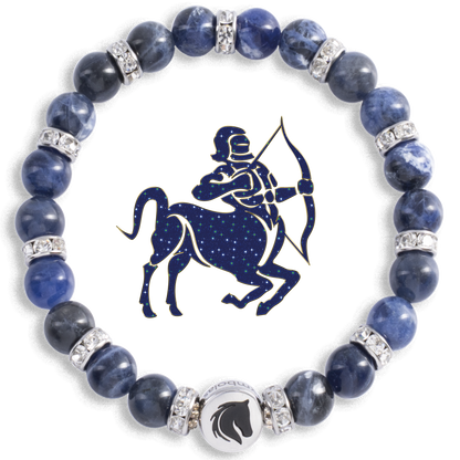 Symbolas® Birthstone Bracelet<br><strong>PISCES</strong><br>Compassion, Empathy, Deep Emotional Sensitivity