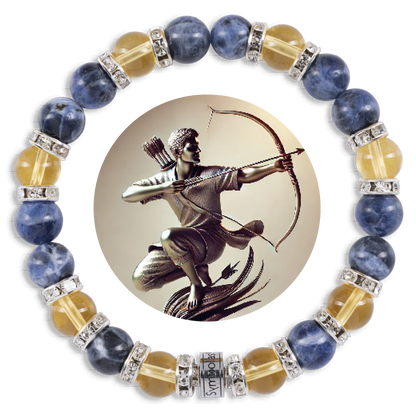 Symbolas Geburtssteine-Armband "Schütze"