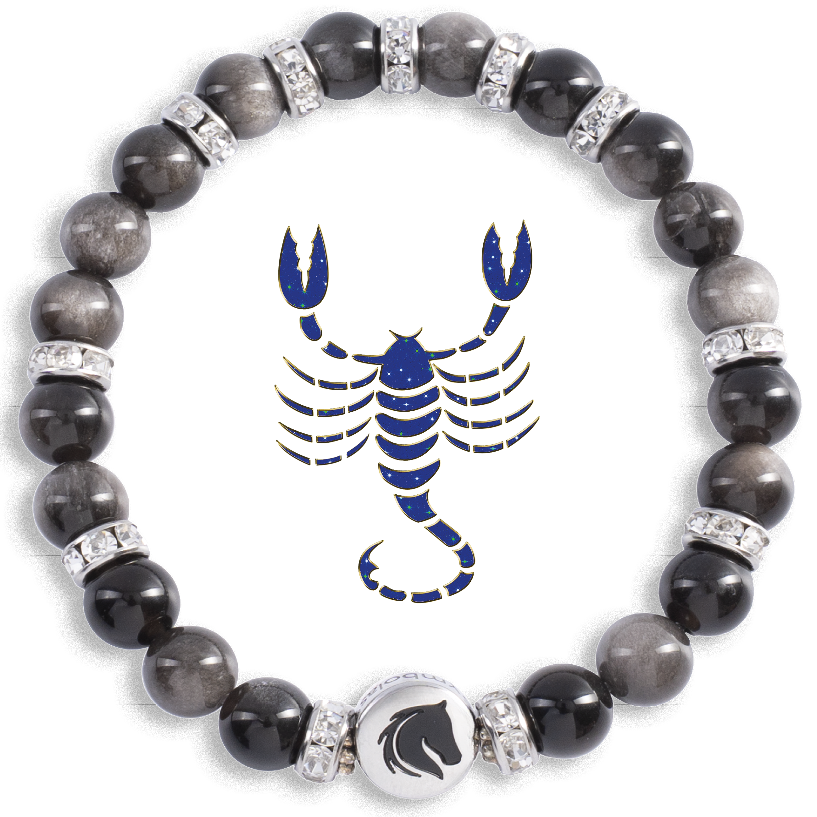 Symbolas® Birthstone Bracelet<br><strong>PISCES</strong><br>Compassion, Empathy, Deep Emotional Sensitivity