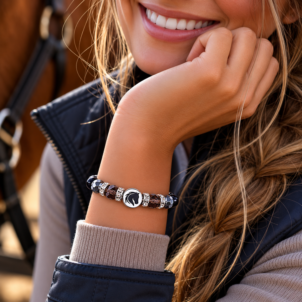 Symbolas SattelFest-Armband "Stabilität &amp; Balance"