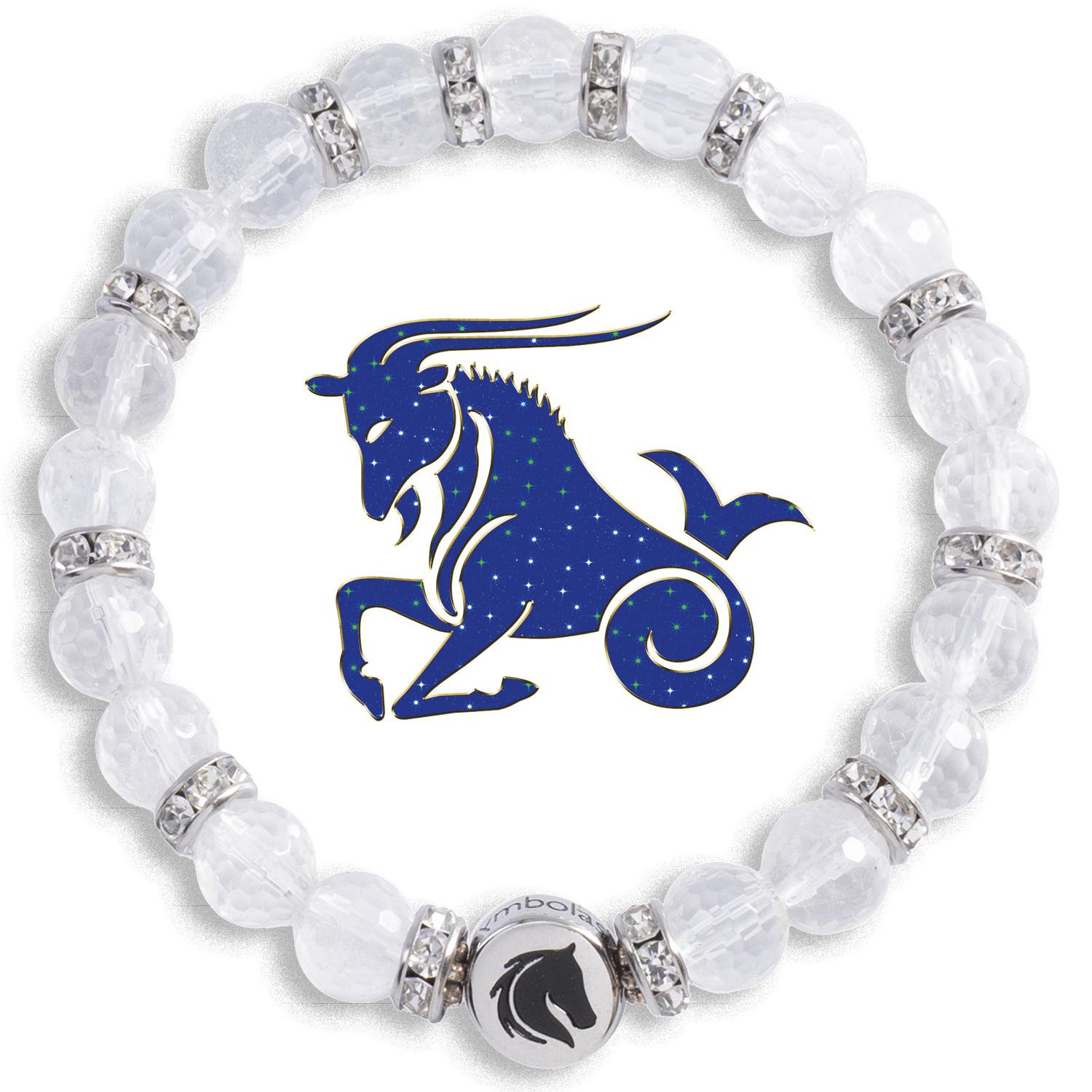 Symbolas® Birthstone Bracelet<br><strong>PISCES</strong><br>Compassion, Empathy, Deep Emotional Sensitivity
