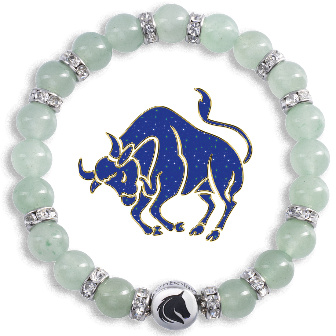 Symbolas Glückssteine Armband Stier