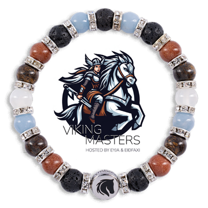 Symbolas V.I.P. Kollektion<br><strong>"VIKING MASTERS"</strong> Armband<br>Kraft der Wikinger<br>Magie der Islandpferde