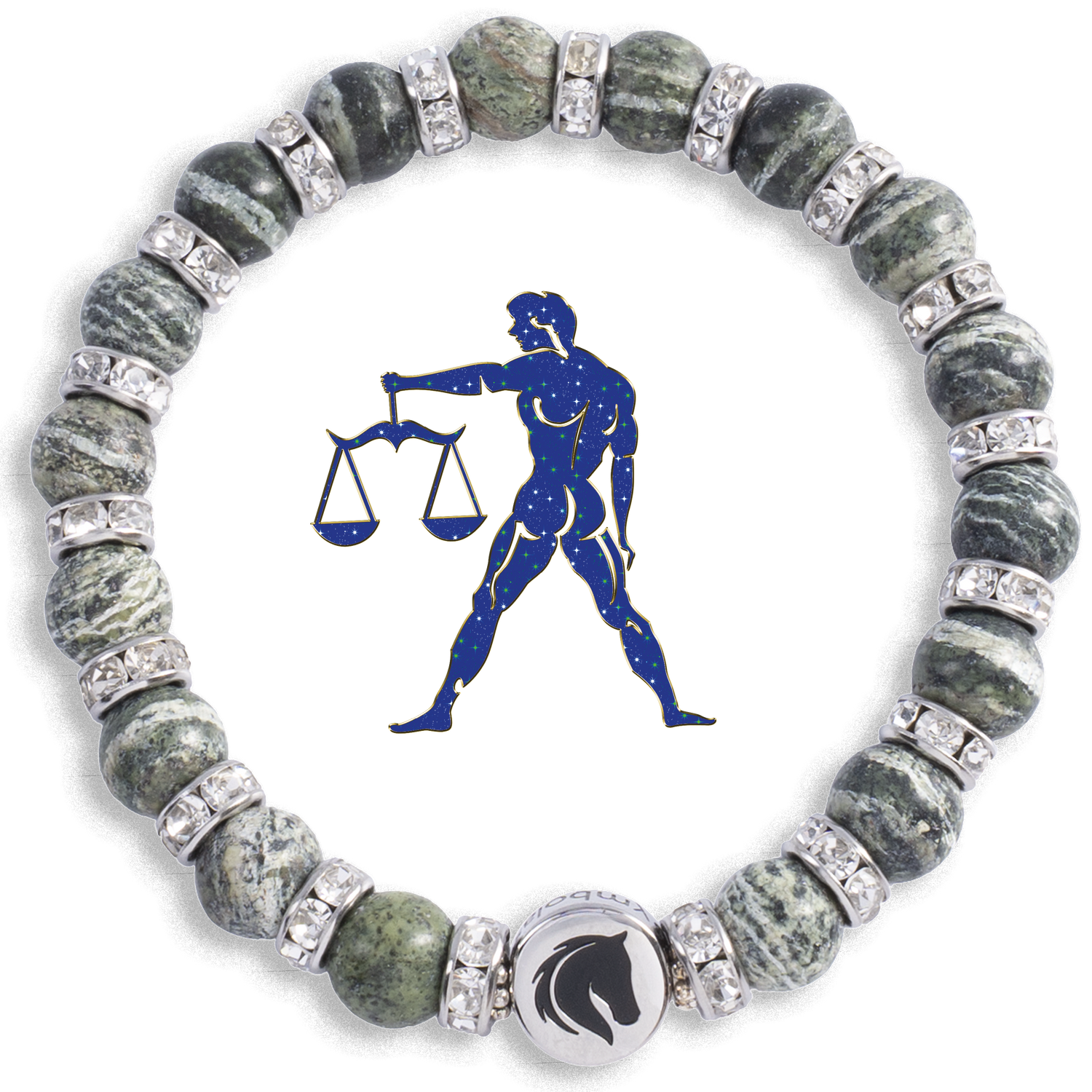 Symbolas Glückssteine Armband Waage