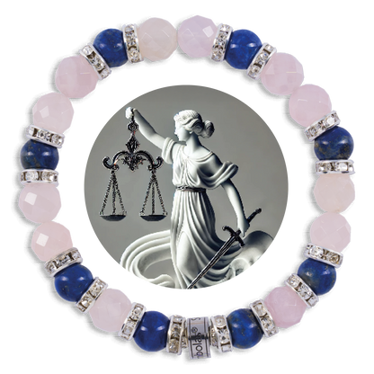 Symbolas Geburtssteine-Armband "Waage"