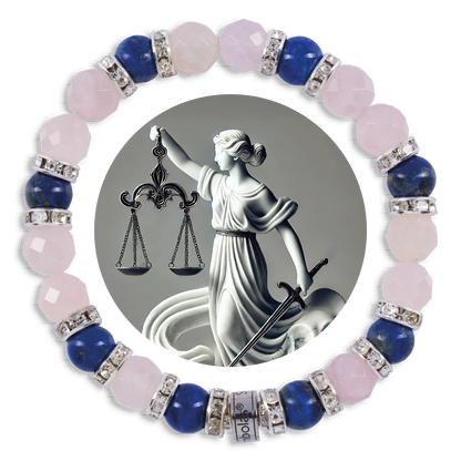 Symbolas Geburtssteine-Armband "Waage"