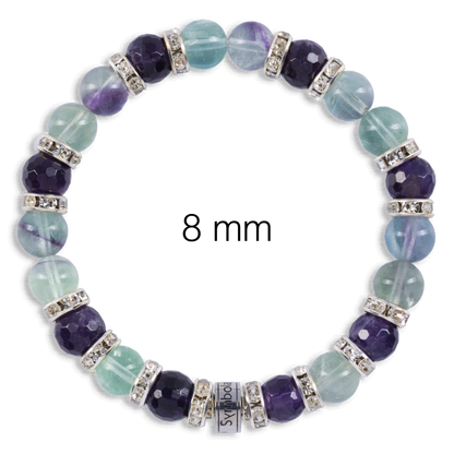 Symbolas Geburtssteine-Armband "Wassermann"