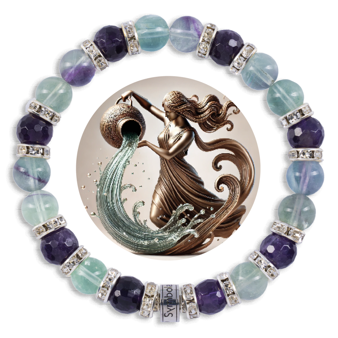 Symbola Birthstone Bracelet "Aquarius"