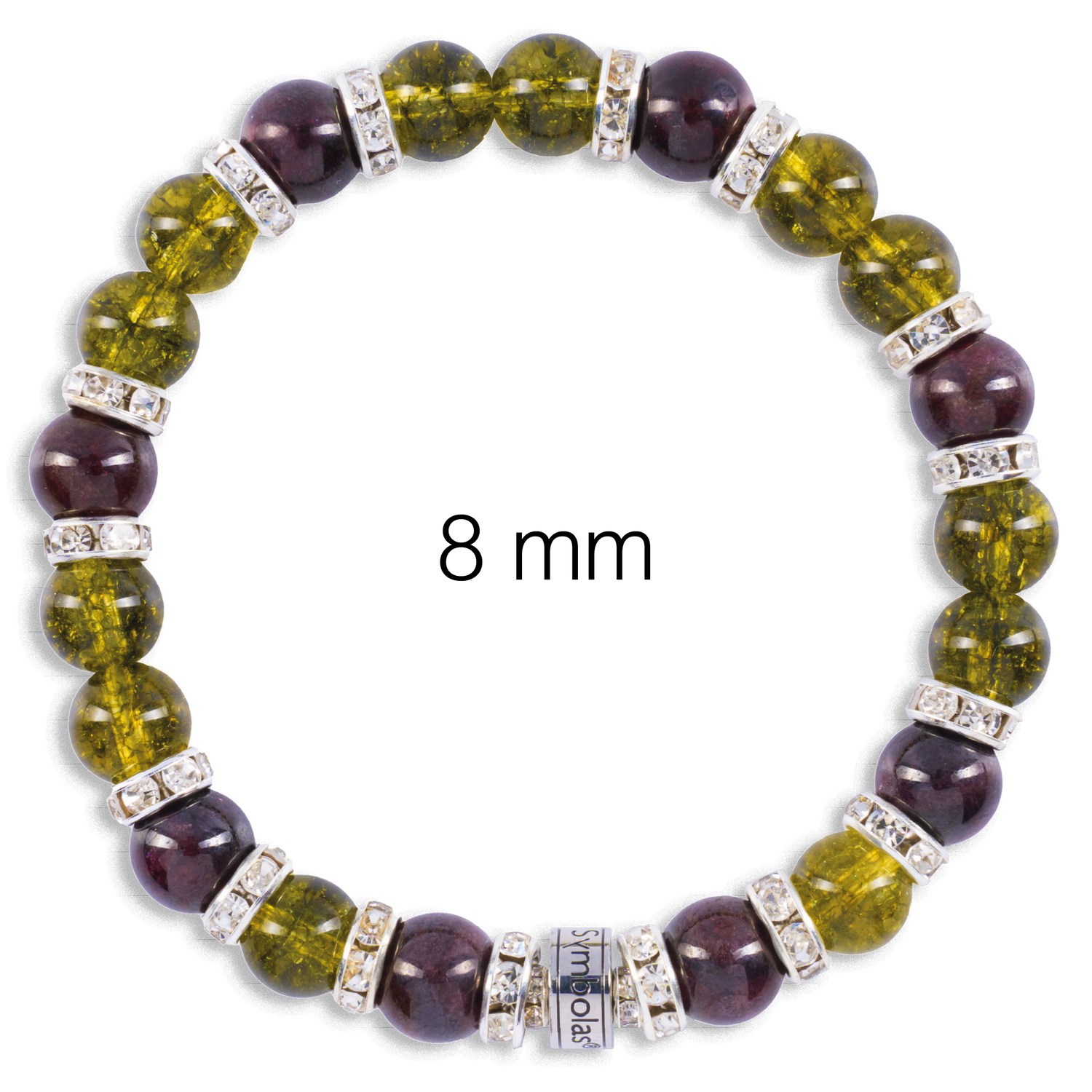 Symbolas Geburtssteine-Armband "Widder"