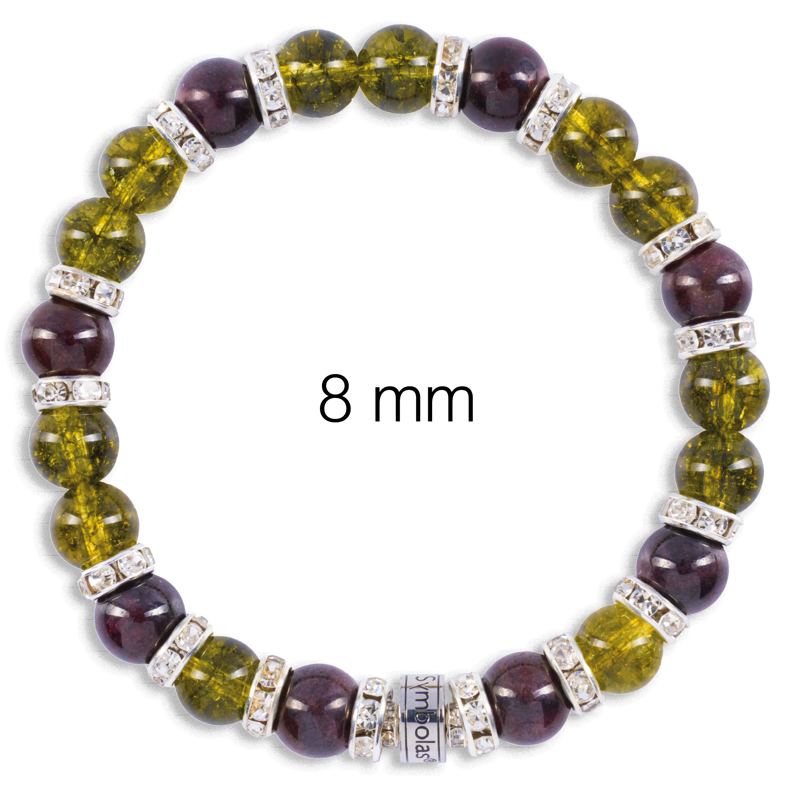 Symbolas Geburtssteine-Armband "Widder"