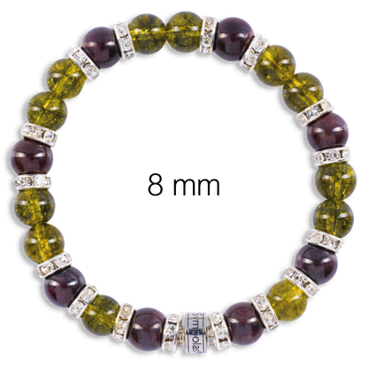 Symbolas Geburtssteine-Armband "Widder"