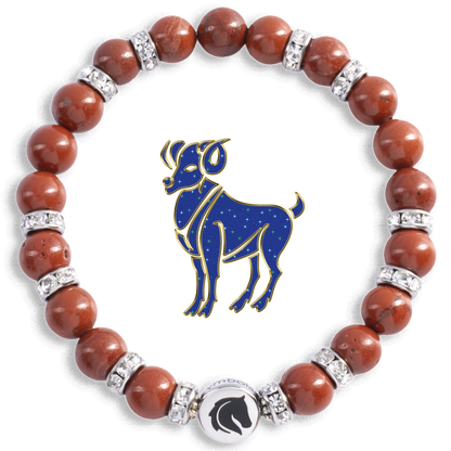 Symbolas® Birthstone Bracelet<br><strong>PISCES</strong><br>Compassion, Empathy, Deep Emotional Sensitivity