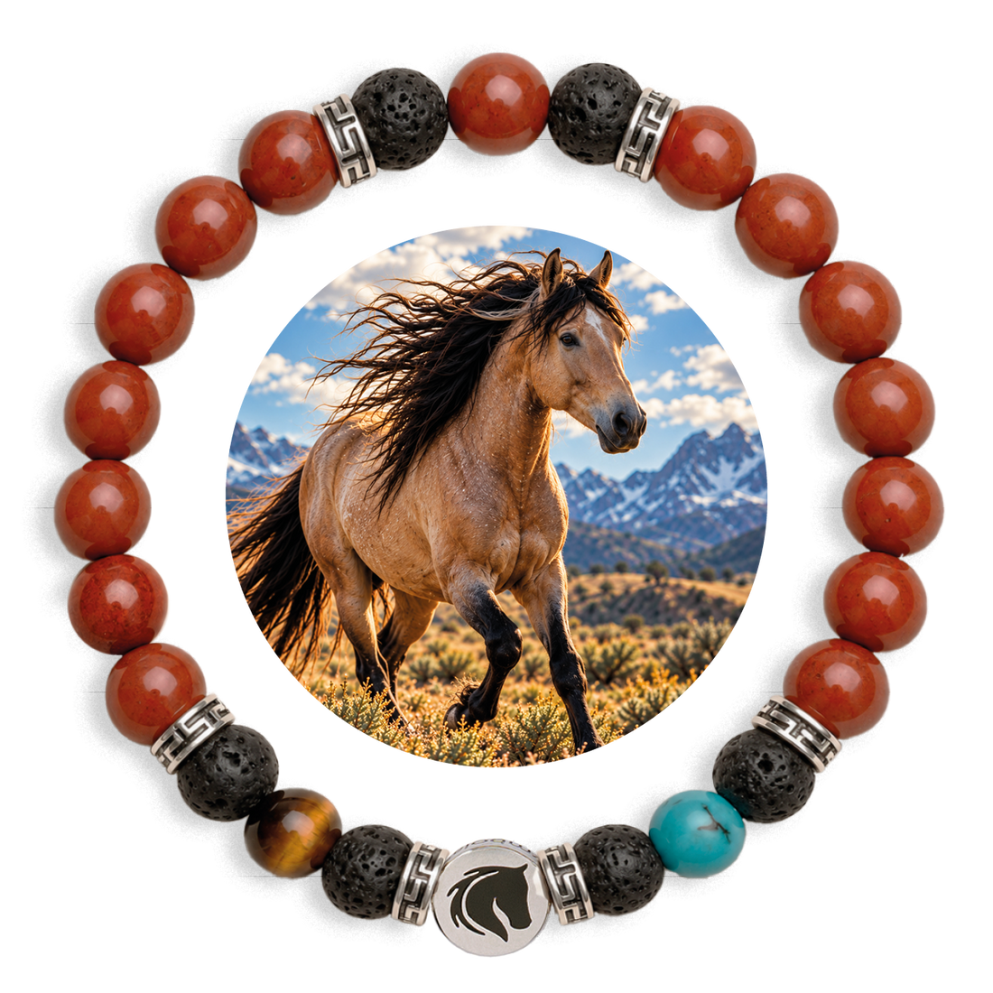 Symbolas - 10 Jahre Mustang Makeover V.I.P. Edition - Armband "Wild Heart" (Herren)