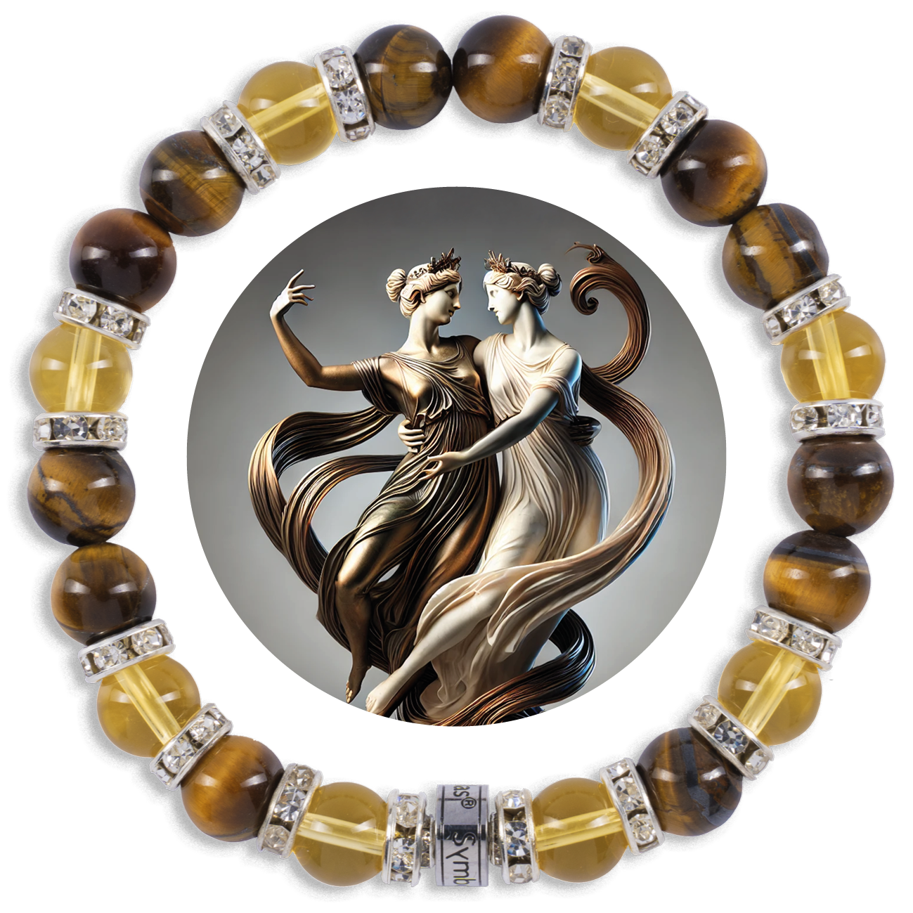 Symbolas Geburtssteine-Armband "Zwilling"