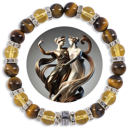 Symbolas Geburtssteine-Armband "Zwilling"
